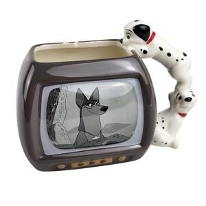 101 Dalmatians TV Thunderbolt Mug Disney Parks Store Figural Television RARE